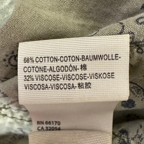 Free People Baxter Cord Jumper Olive Green Corduroy Raw Hem Size Medium - Picture 13 of 13